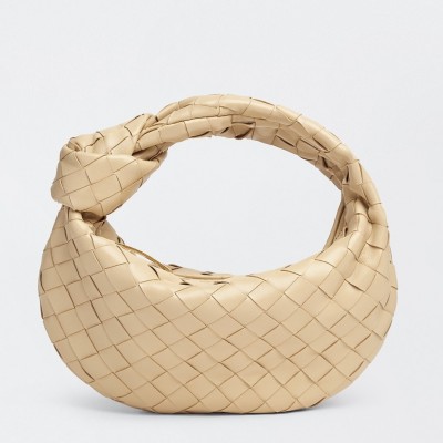 Bottega Veneta BV Jodie Mini Bag In Porridge Intrecciato Lambskin BVBS12316