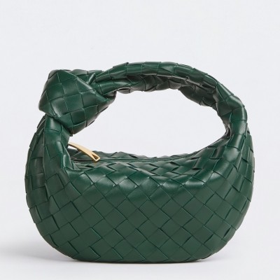 Bottega Veneta BV Jodie Mini Bag In Raintree Intrecciato Lambskin BVBS12318