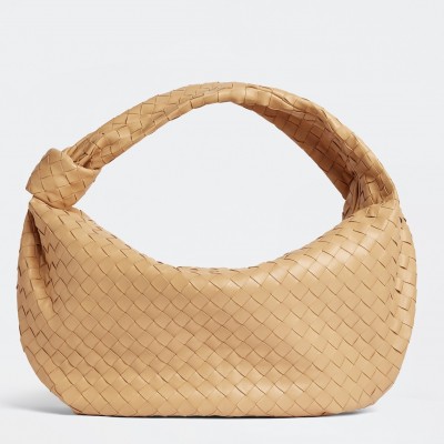 Bottega Veneta BV Jodie Small Bag In Beige Intrecciato Leather BVBS12325