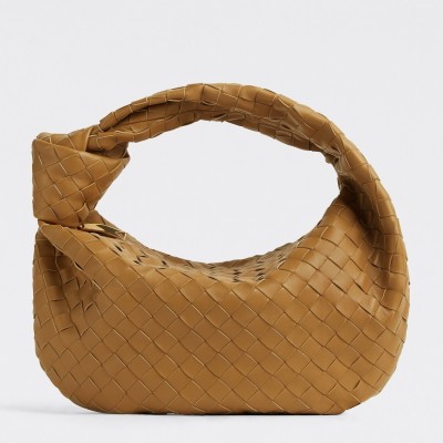 Bottega Veneta BV Jodie Teen Bag In Caramel Intrecciato Leather BVBS12333