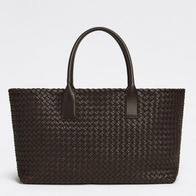 Bottega Veneta Cabat Medium Bag In Fondant Intrecciato Lambskin BVBS12073