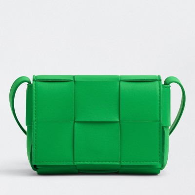 Bottega Veneta Candy Cassette Bag In Parakeet Lambskin BVBS12110