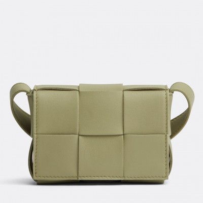 Bottega Veneta Candy Cassette Bag In Travertine Lambskin BVBS12111