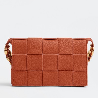 Bottega Veneta Cassette Bag In Maple Grained Leather BVBS12156