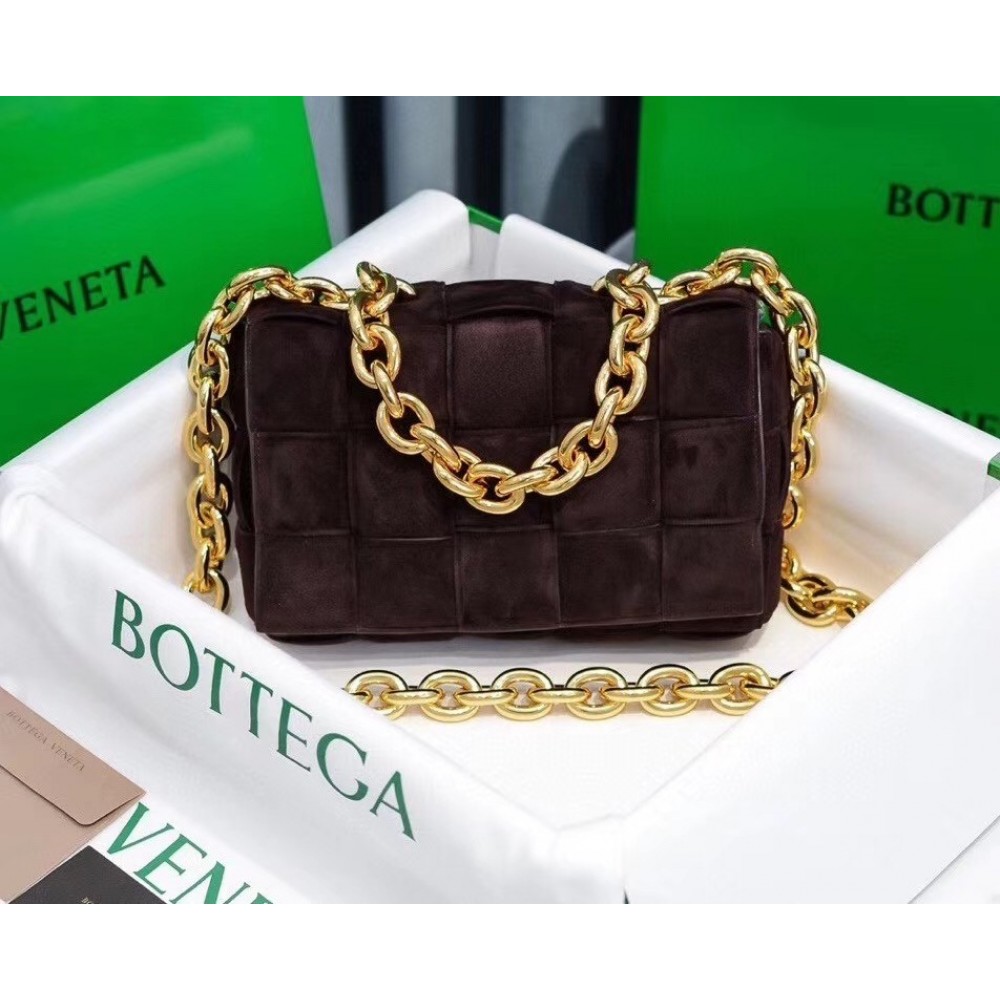 Bottega Veneta Chain Cassette Bag In Fondant Suede BVBS12212