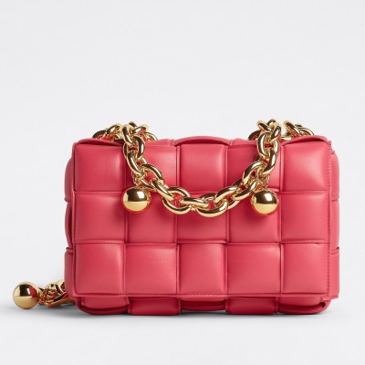 Bottega Veneta Chain Cassette Bag In Lollipop Lambskin BVBS12216