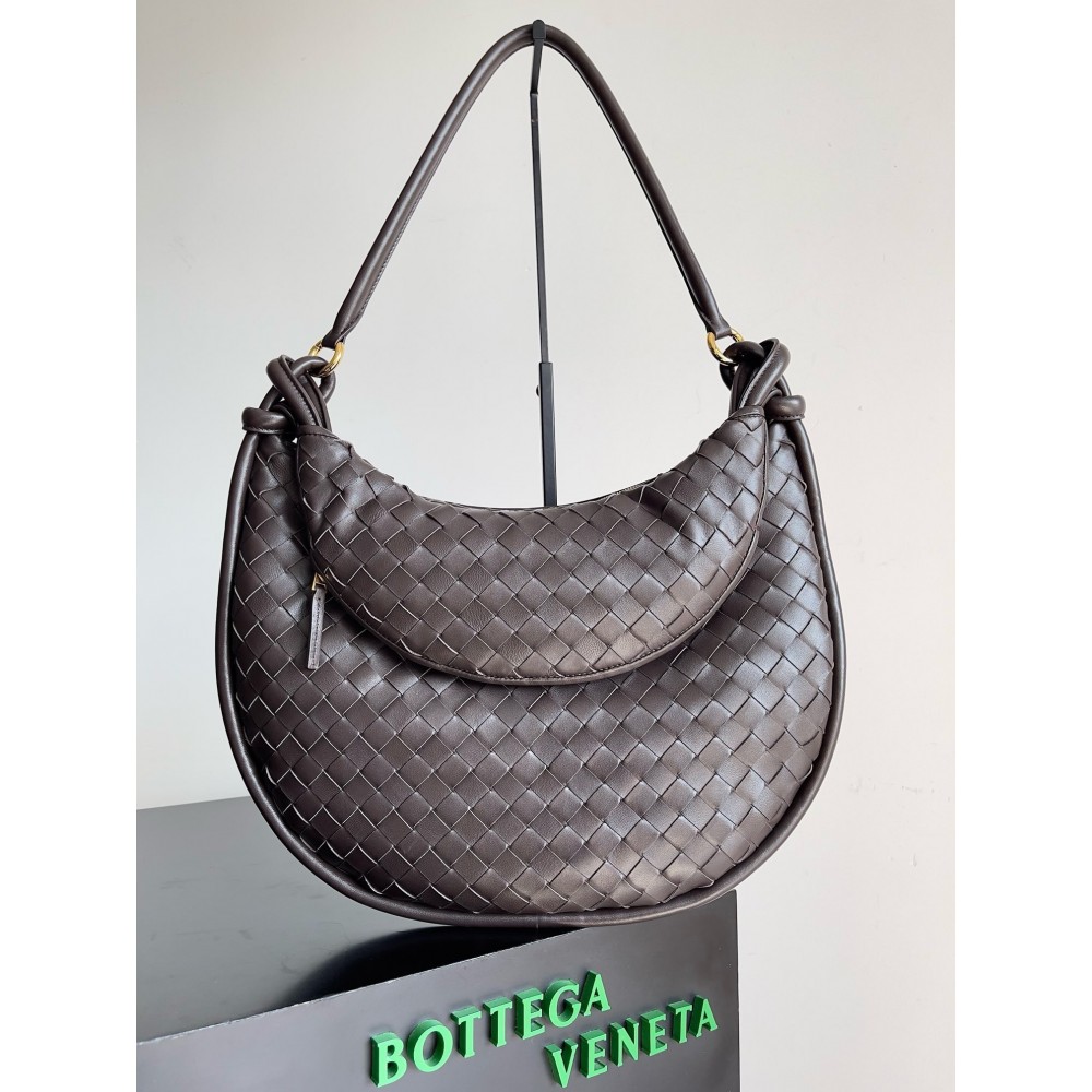 Bottega Veneta Gemelli Large Bag in Fondant Intrecciato Lambskin BVBS12287