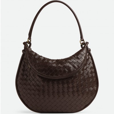 Bottega Veneta Gemelli Large Bag in Fondant Intrecciato Lambskin BVBS12287