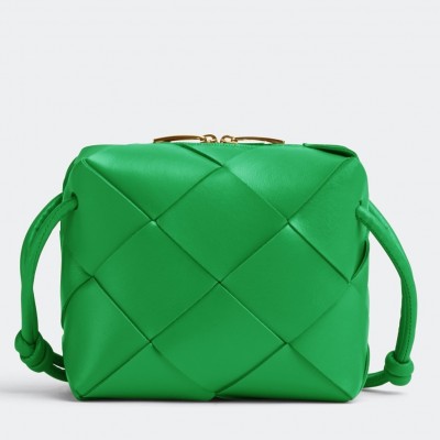 Bottega Veneta Mini Cassette Camera Bag In Parakeet Lambskin BVBS12275