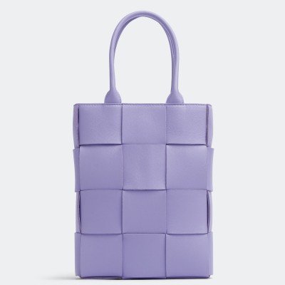 Bottega Veneta Mini Cassette Tote Bag In Wisteria Lambskin BVBS12554