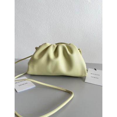 Bottega Veneta Mini Pouch Bag In Zest Washed Calfskin BVBS12459