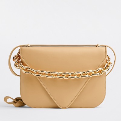 Bottega Veneta Mount Small Bag In Almond Calfskin BVBS12421