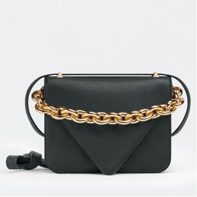 Bottega Veneta Mount Small Bag In Black Leather BVBS12422