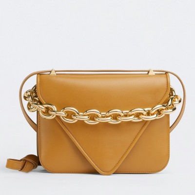 Bottega Veneta Mount Small Bag In Yellow Calfskin BVBS12428