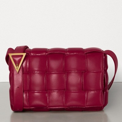 Bottega Veneta Padded Cassette Bag In Amaranto Calfskin BVBS12164