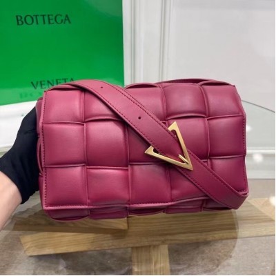 Bottega Veneta Padded Cassette Bag In Cinnabar Calfskin BVBS12169