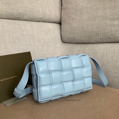 Bottega Veneta Padded Cassette Bag In Ice Calfskin BVBS12176