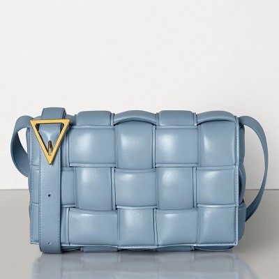 Bottega Veneta Padded Cassette Bag In Ice Calfskin BVBS12176