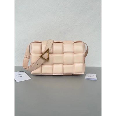 Bottega Veneta Padded Cassette Bag In Melon Lambskin BVBS12179