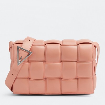 Bottega Veneta Padded Cassette Bag In Peachy Calfskin BVBS12183