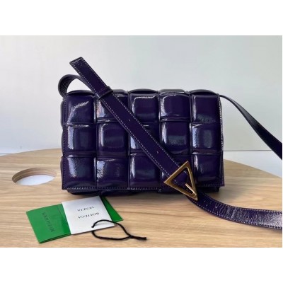 Bottega Veneta Padded Cassette Bag In Raisin Deerskin BVBS12189