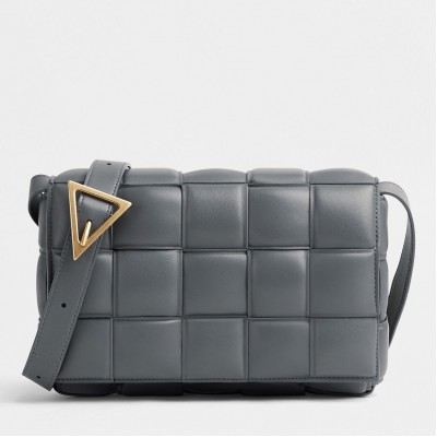 Bottega Veneta Padded Cassette Bag In Thunder Calfskin BVBS12192