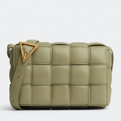 Bottega Veneta Padded Cassette Bag In Travertine Lambskin BVBS12195