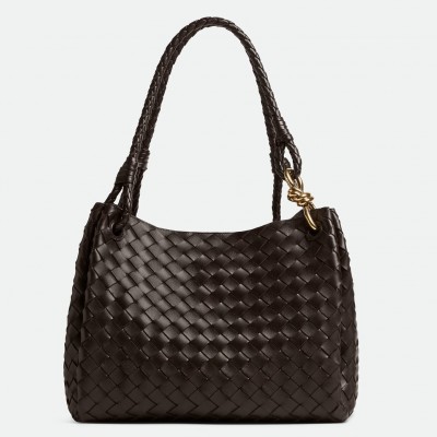 Bottega Veneta Parachute Large Bag in Fondant Intrecciato Lambskin BVBS12429