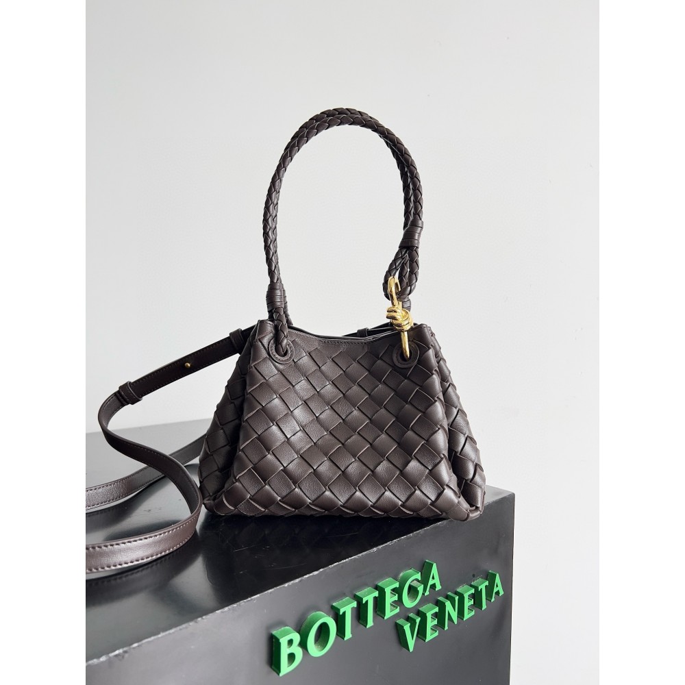 Bottega Veneta Parachute Small Bag in Fondant Intrecciato Lambskin BVBS12431