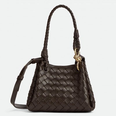 Bottega Veneta Parachute Small Bag in Fondant Intrecciato Lambskin BVBS12431