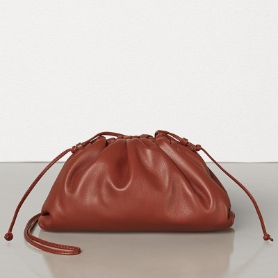 Bottega Veneta Pouch Mini Bag In Rust Calfskin BVBS12482