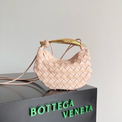 Bottega Veneta Sardine Mini Bag in Lotus Intrecciato Lambskin BVBS12488