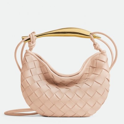 Bottega Veneta Sardine Mini Bag in Lotus Intrecciato Lambskin BVBS12488