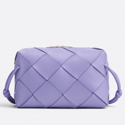 Bottega Veneta Small Cassette Camera Bag In Wisteria Lambskin BVBS12279