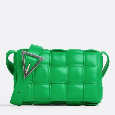 Bottega Veneta Small Padded Cassette Bag In Parakeet Lambskin BVBS12205