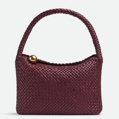 Bottega Veneta Tosca Bag in Barolo Intrecciato Calfskin BVBS12507